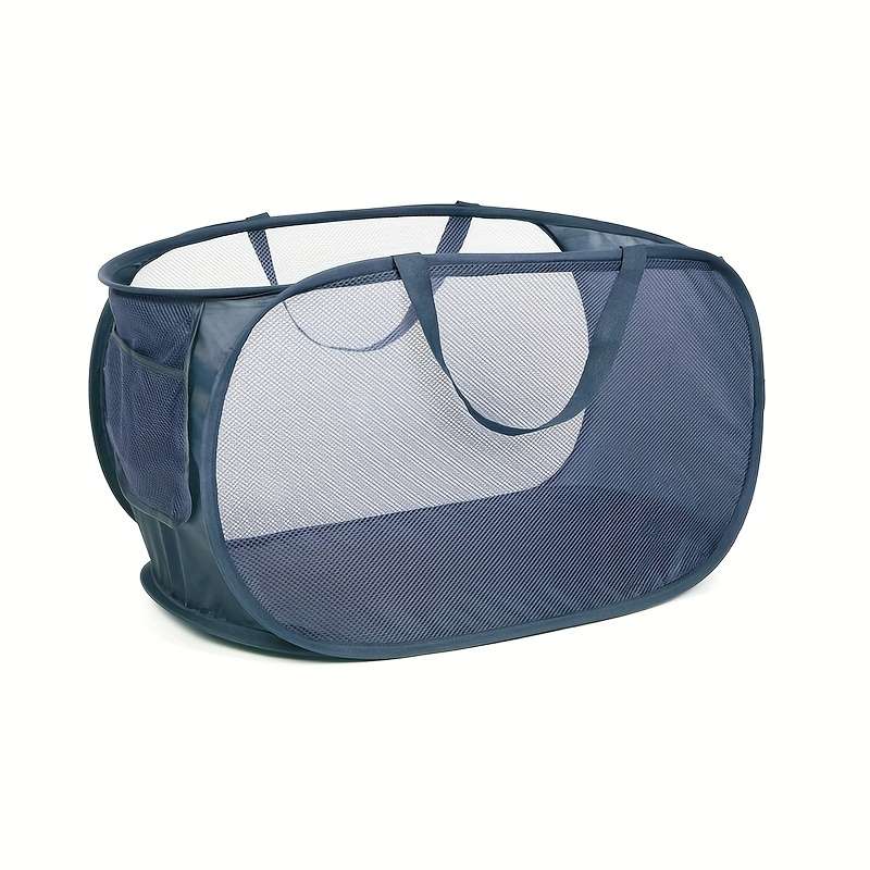 Premium Modern Portable Foldable Mesh Toy Storage Basket
