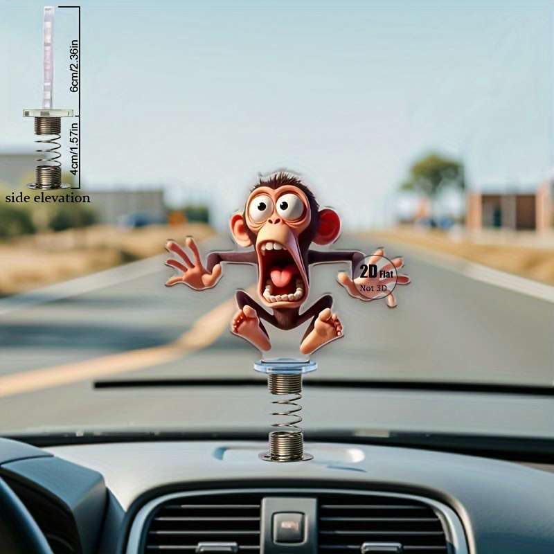 Car Interior Decor Style Scare Monkey