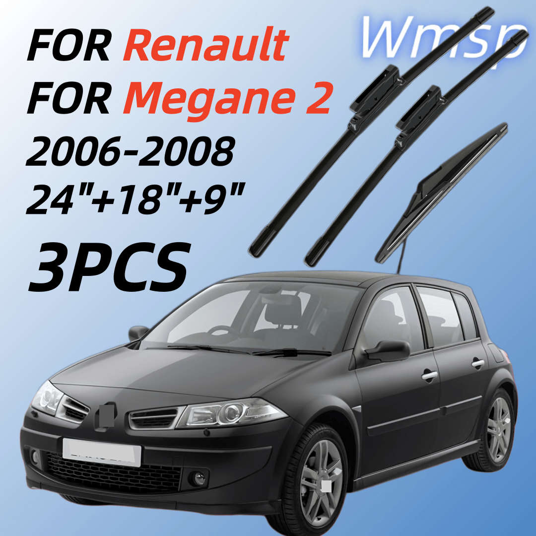 Windshield Wipers Model For Renault Megane 2 Mk2