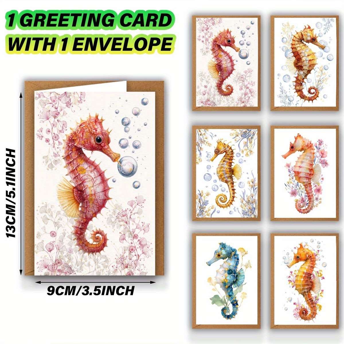 Greeting Cards Quantity 6Pcs