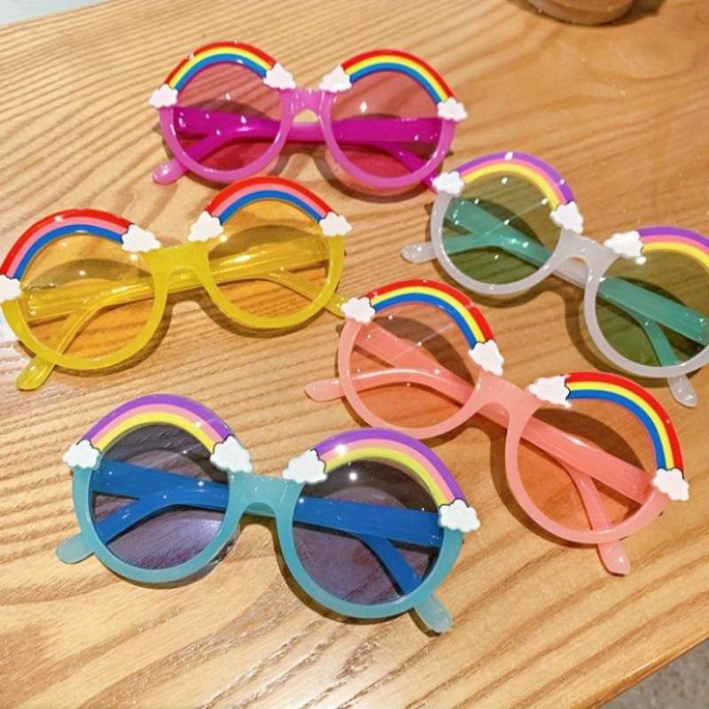 Kids Glasses Color 5 Pairs Of Glasses