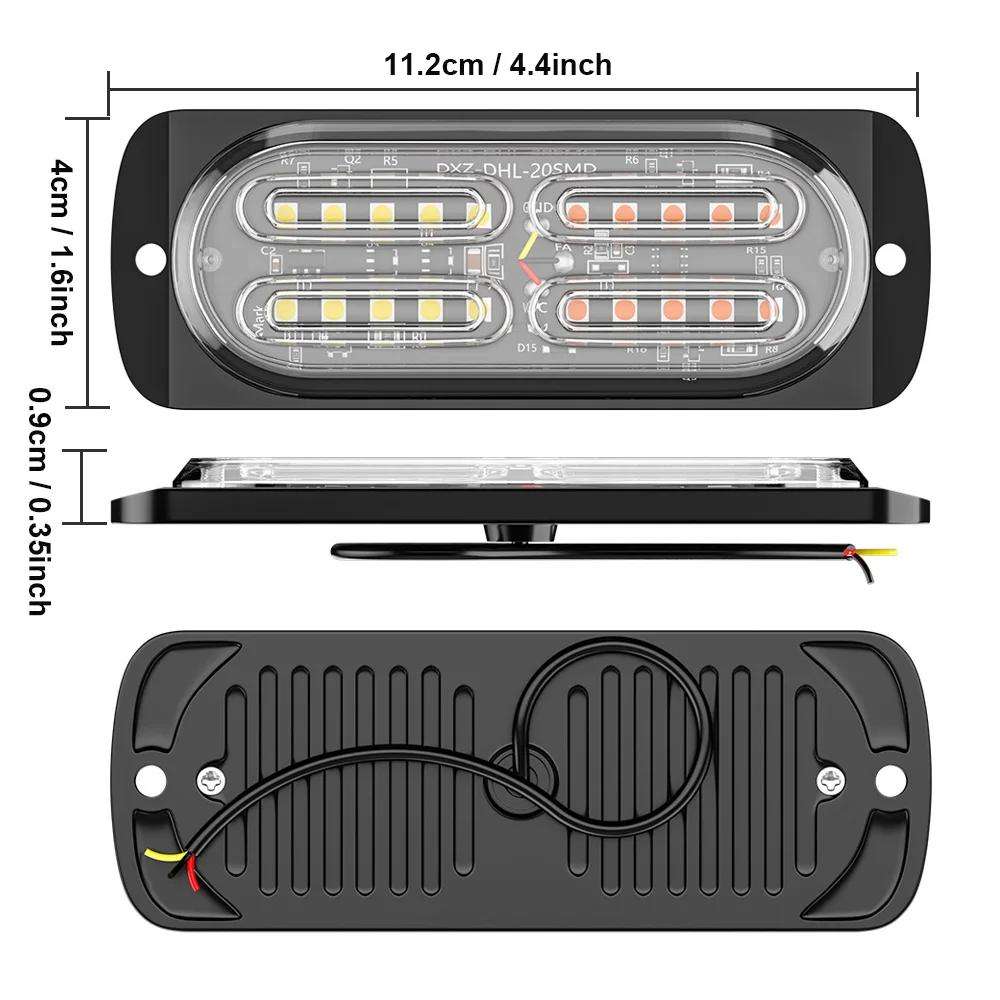 Car Lights Color 2Pcs Yellow