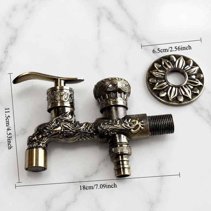 Faucet Dragon Embossed