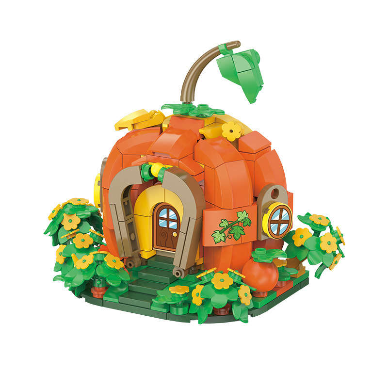 Building Toy Architectural Model Toy Set Color Baizi Garden