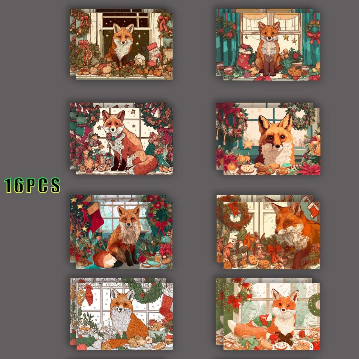 Greeting Cards Quantity 32Pcs