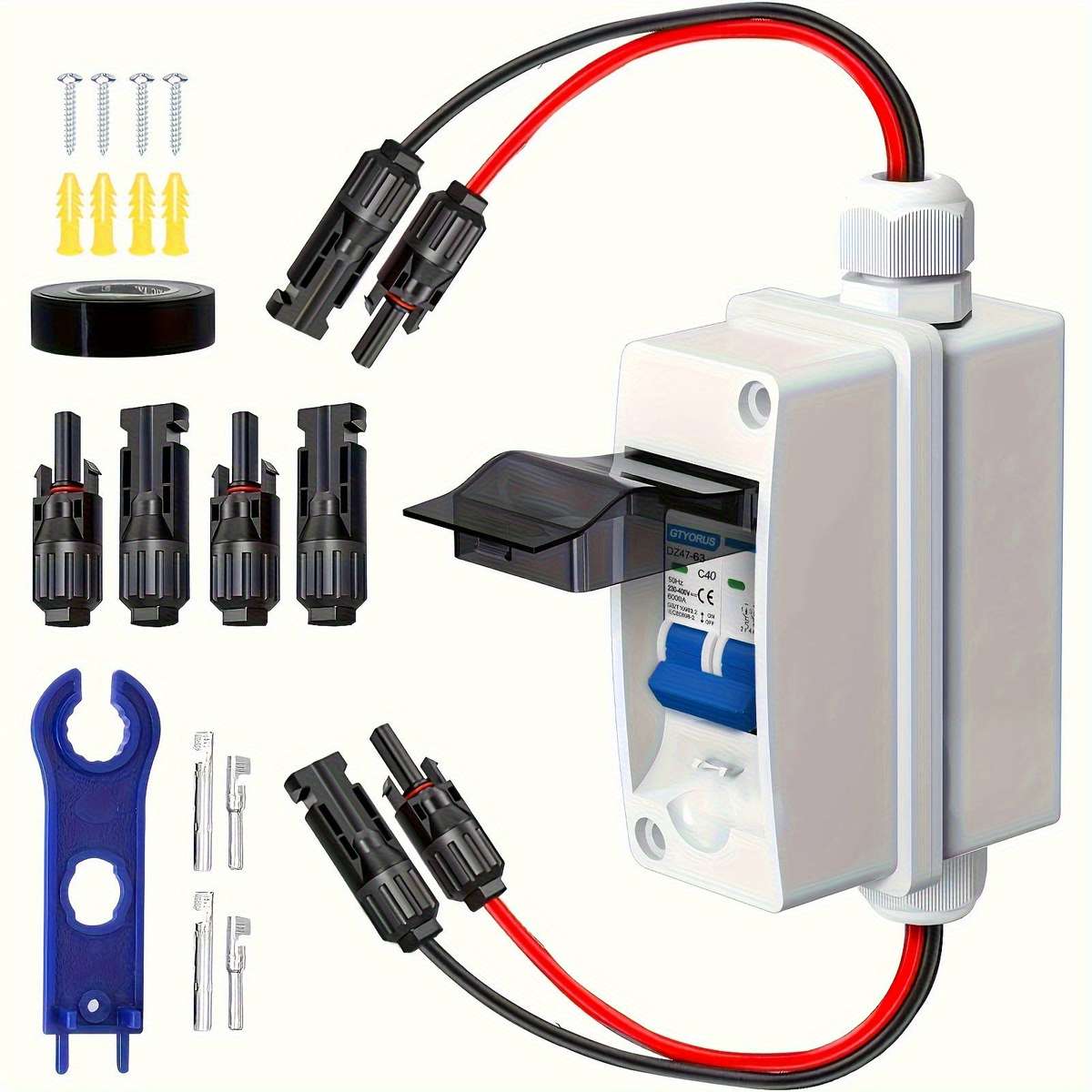 Versatile Solar Power Inverter Circuit Breaker 230V 400V Battery For Road Trip