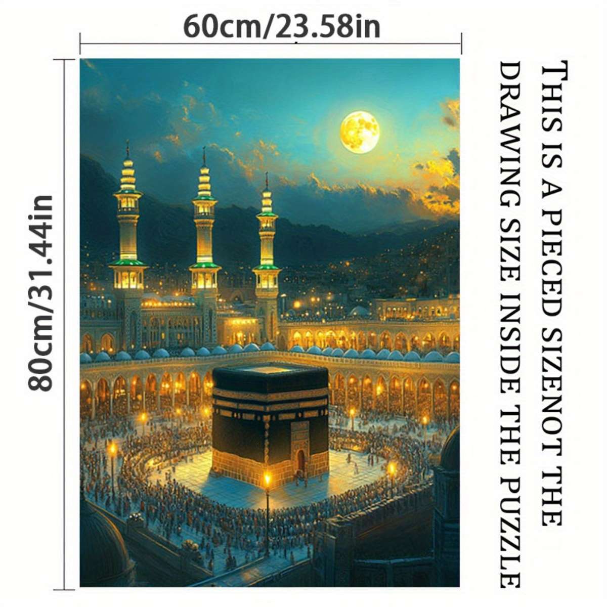 3D Building Model Puzzle Set Size 60Cm X 80Cm