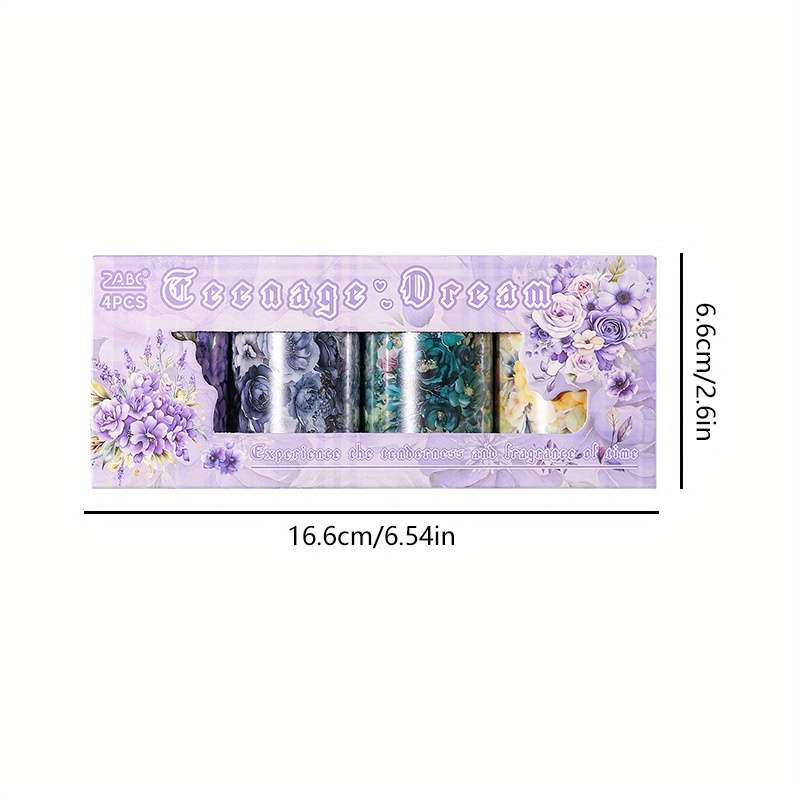 Adhesive Tape Style Pink Bloom Quantity4 Rolls Box