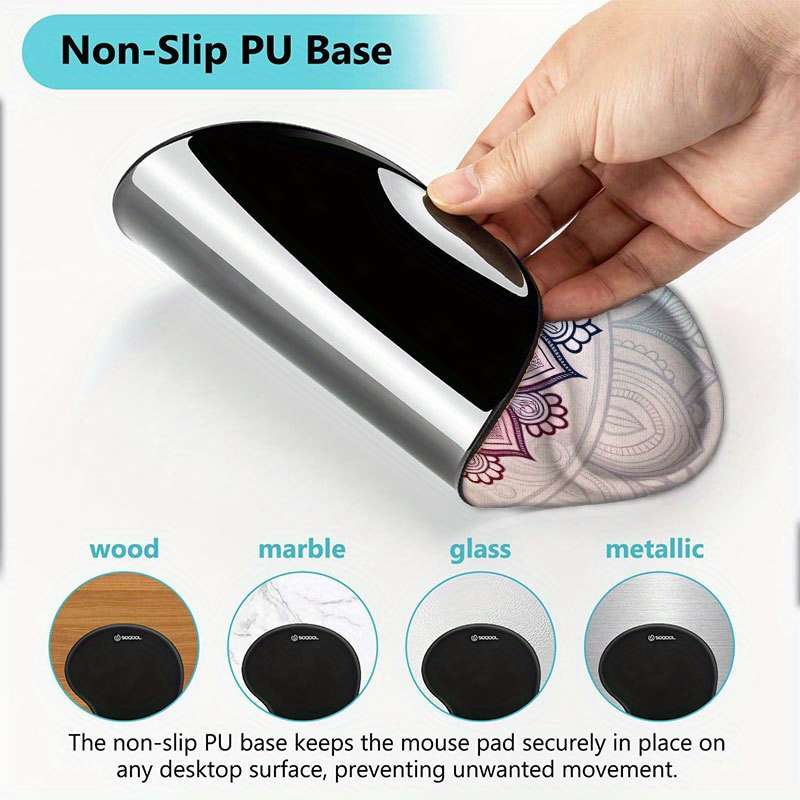 Mouse Pad Color 9.06*7.48Inch23*19Cm
