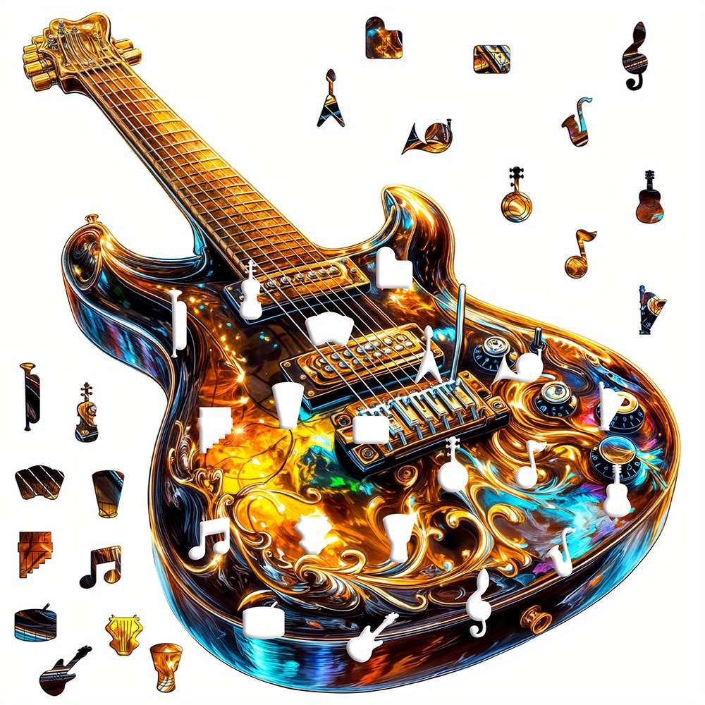 3D Puzzle Musical Instrument Model  Size A2 37Cm*14.57Inch