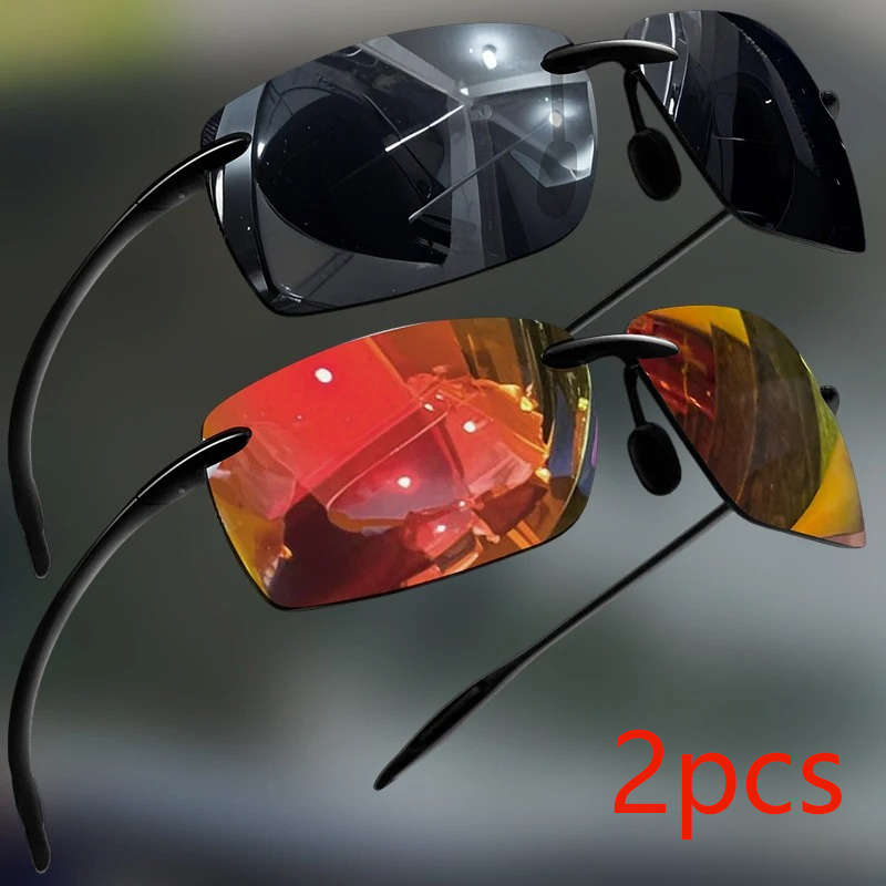 Cycling Glasses Color 2Pcs Black Blue