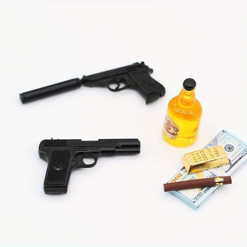 Toy Guns Color Silenced Pistol