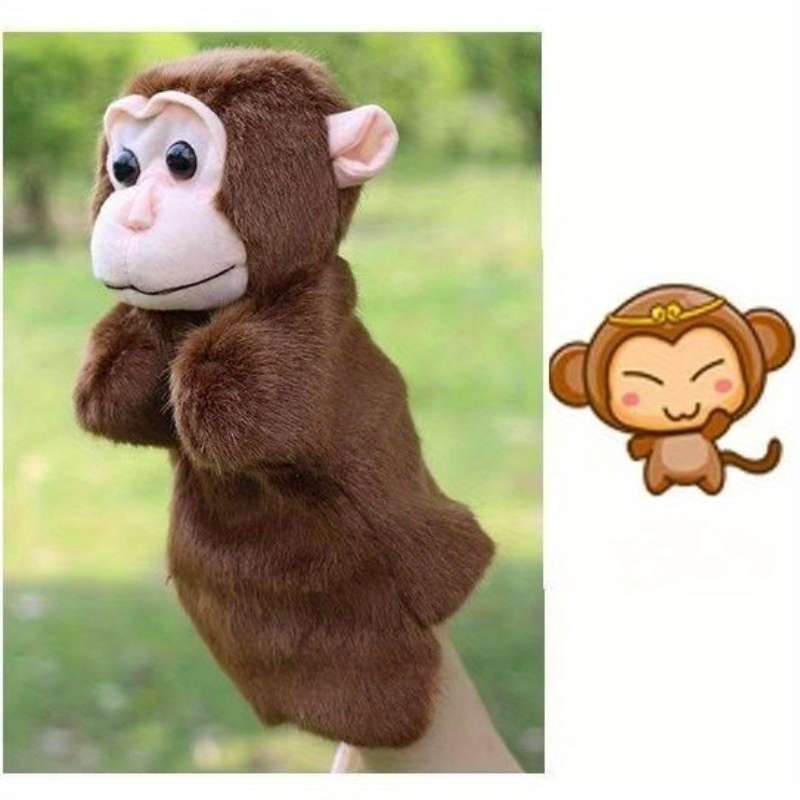 Plush Toyss color Monkey Hand Puppet Quantity 1pc