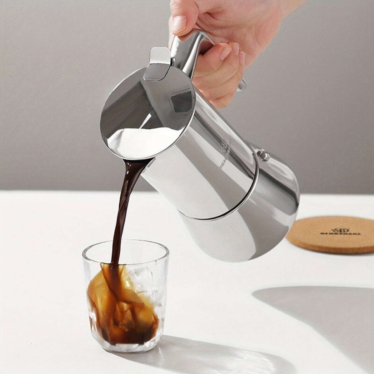 Coffee Machine Color Silvery Capacity6 Cups300Ml10Oz