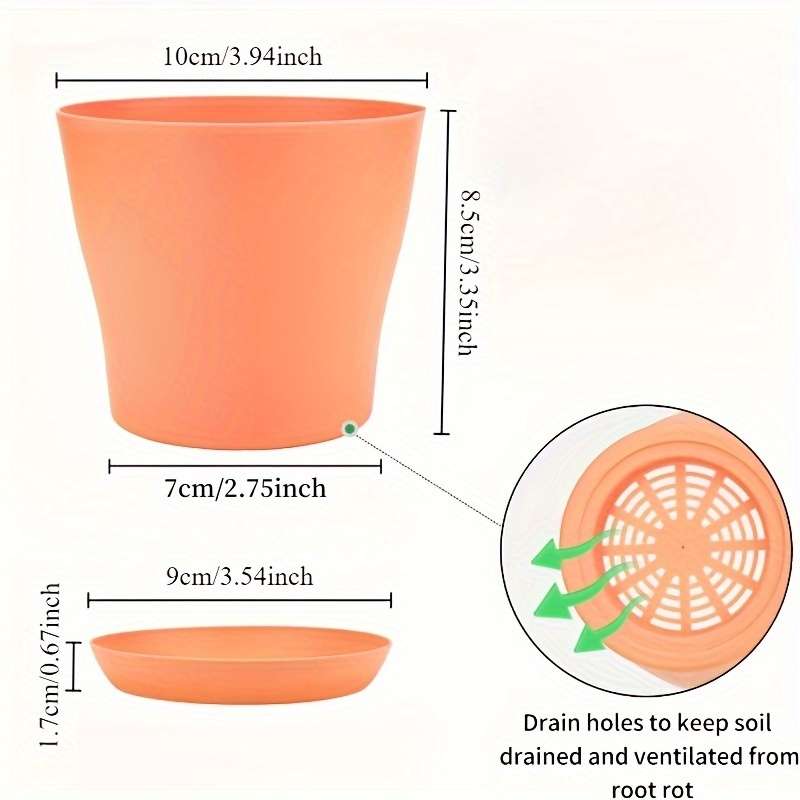 Flowerpotsize Plasticcolor 5 Colors