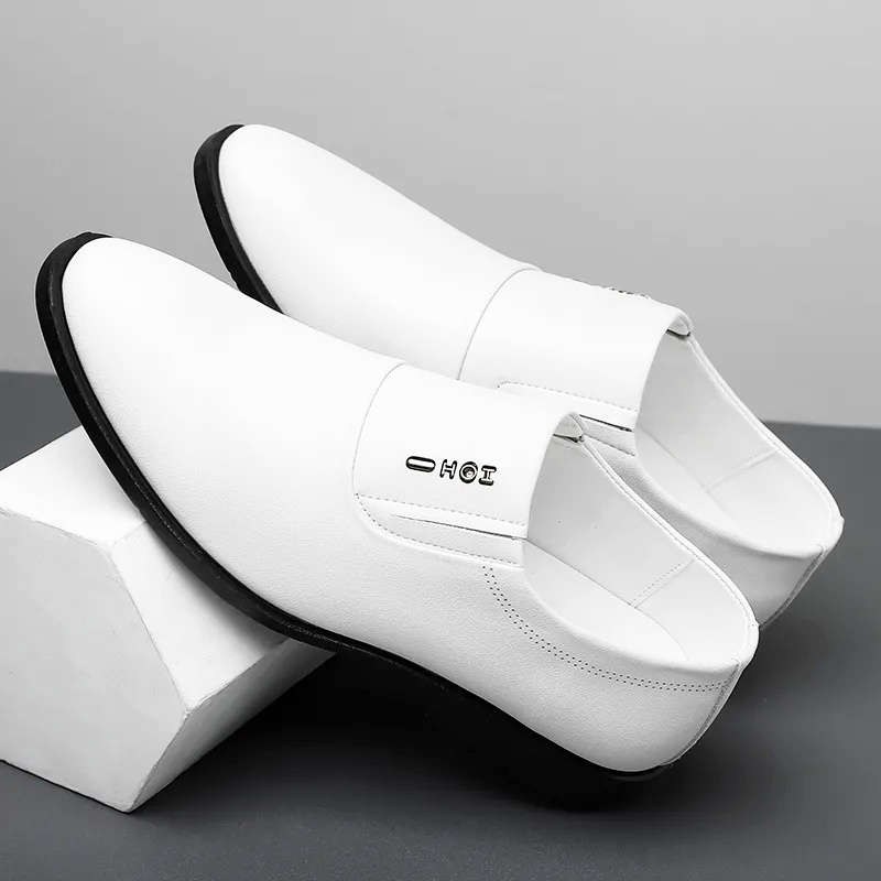 Mens Leather Shoes Color White Sizeuk 7