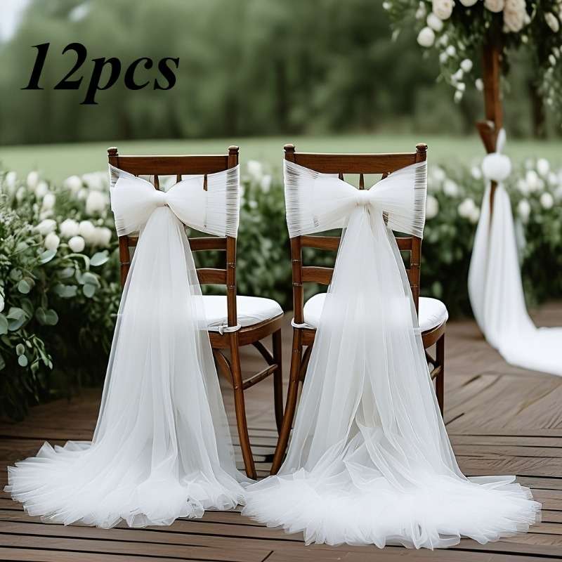 Wedding Supplies Color White Size 75Cm*400Cm 29.5In*157.5In