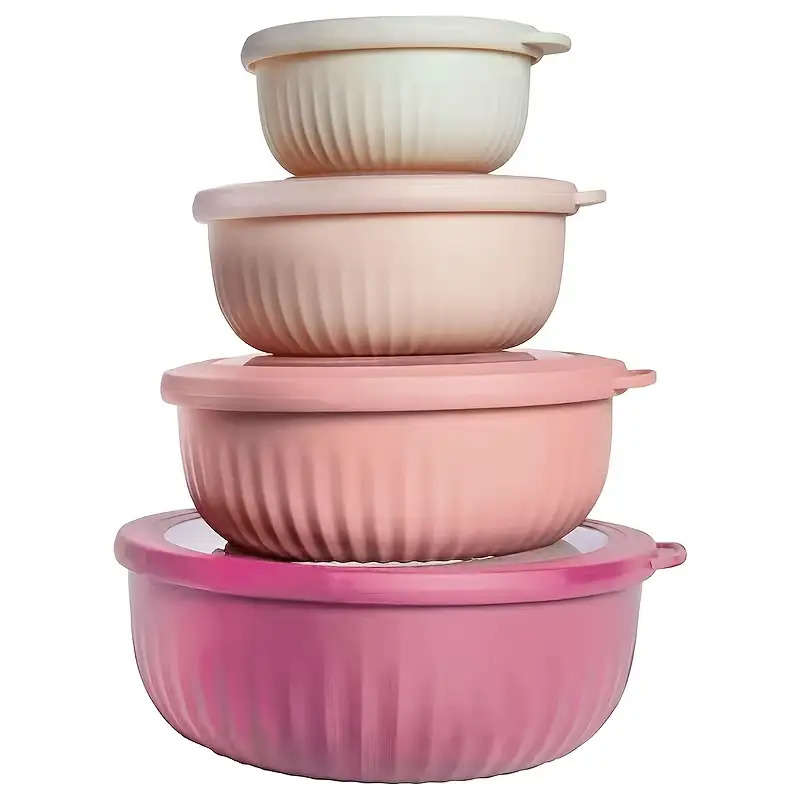 Bowl Color Pink Size4 Bowl4 Lid