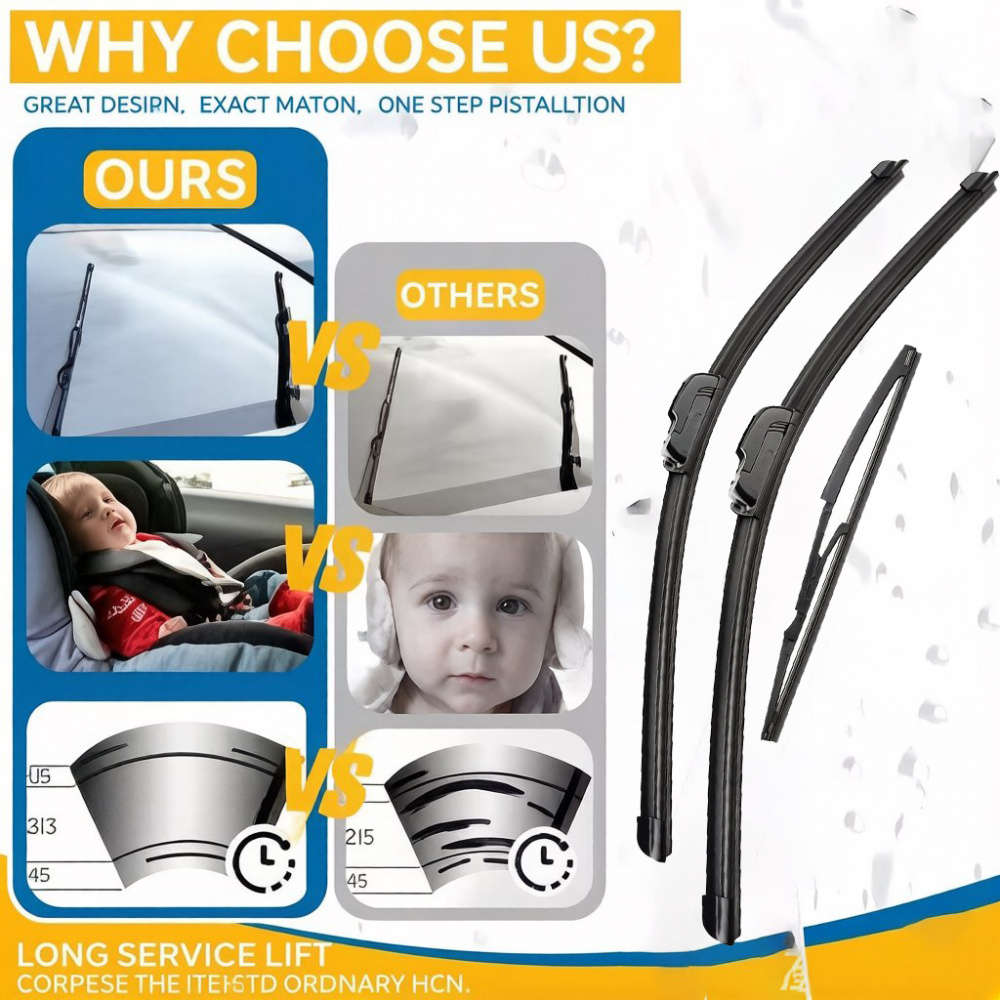 Windshield Wipers Quantity 3Pcs