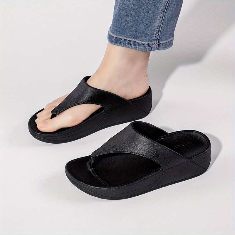 Ladies Summer Flip Flops Leopard Print Uk 7