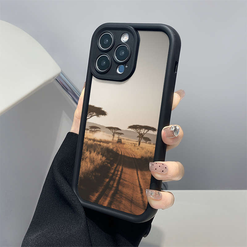 1Pc Mixed Color For iPhone 14 Plus African Savanna Phone Case