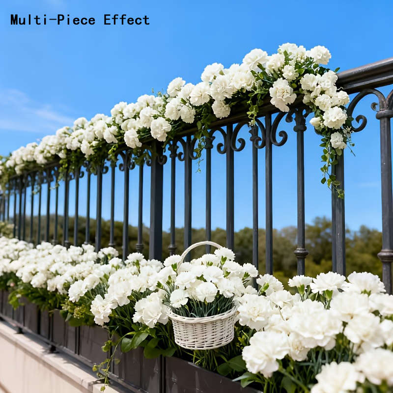Wedding Supplies Style 26Pcs White Carnations Multiple Purchases Recommended