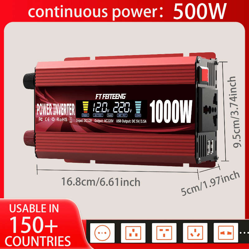 Inverter Color 2000W Universal Socket