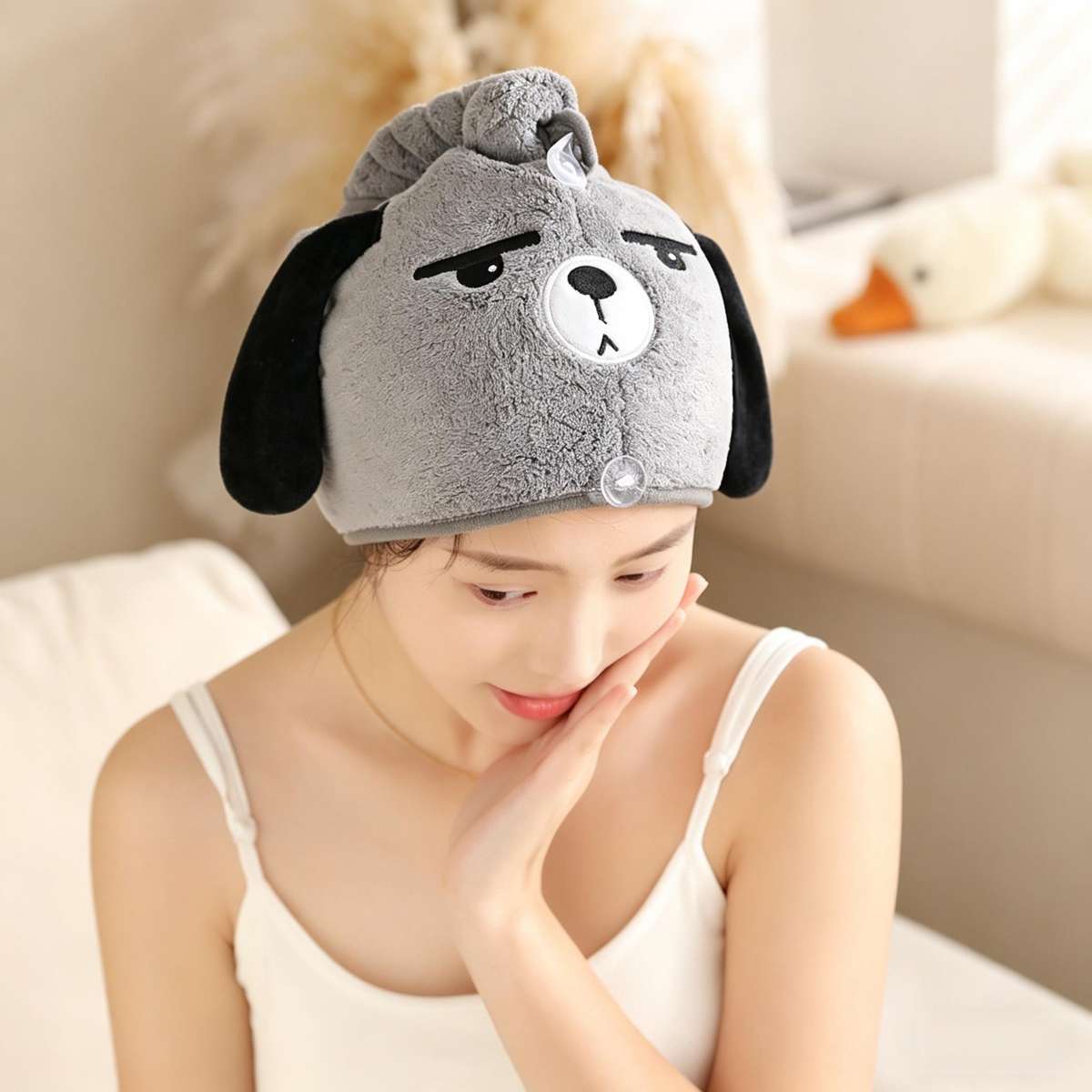 Hair Turban White