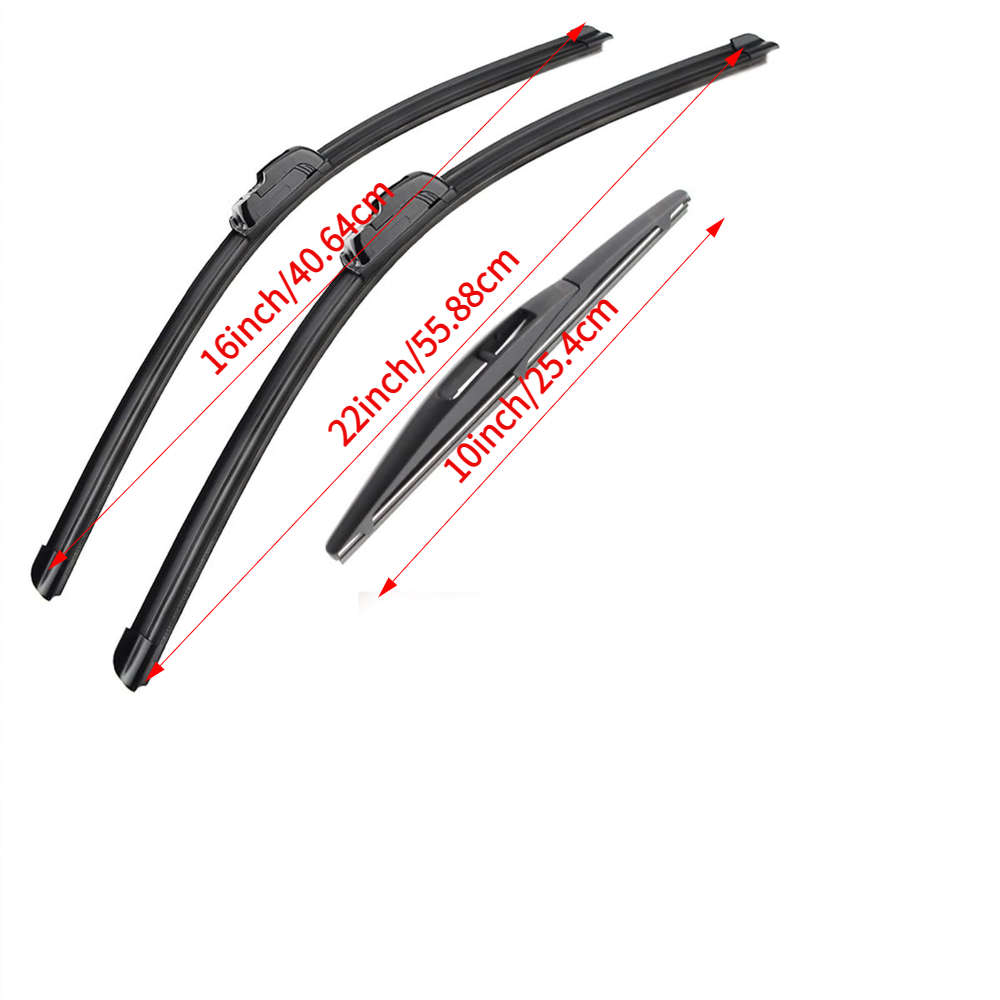 Windshield Wipers Quantity 3Pcs