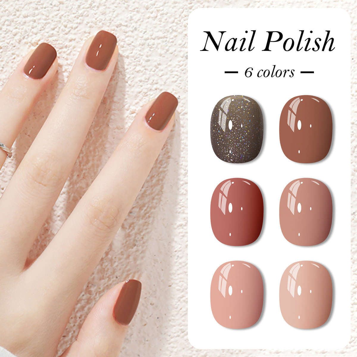 Nail Polish Color 6Pcsset