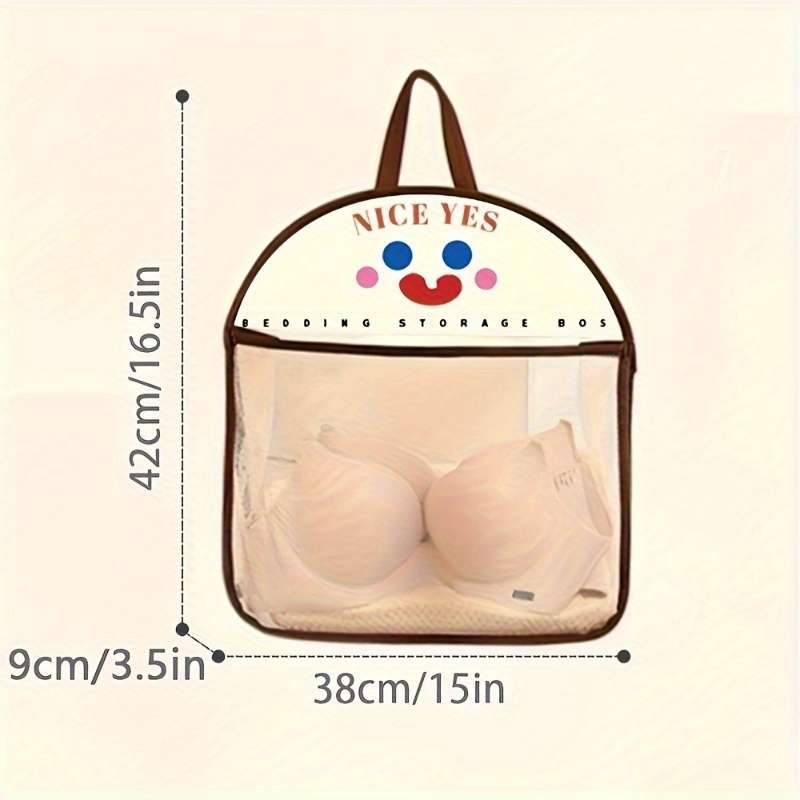 Elegant Versatile Durable Portable Large Capacity Hanging Storage Bag Polyester