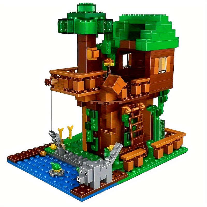 3D Building Model Puzzle Set Color 200Pcs