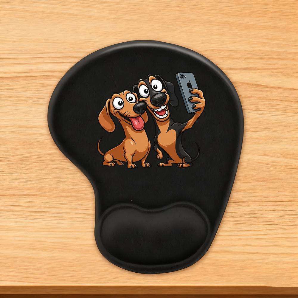 Versatile WearResistant Funny Dachshund Mouse With Wrist For Laptop Workspace