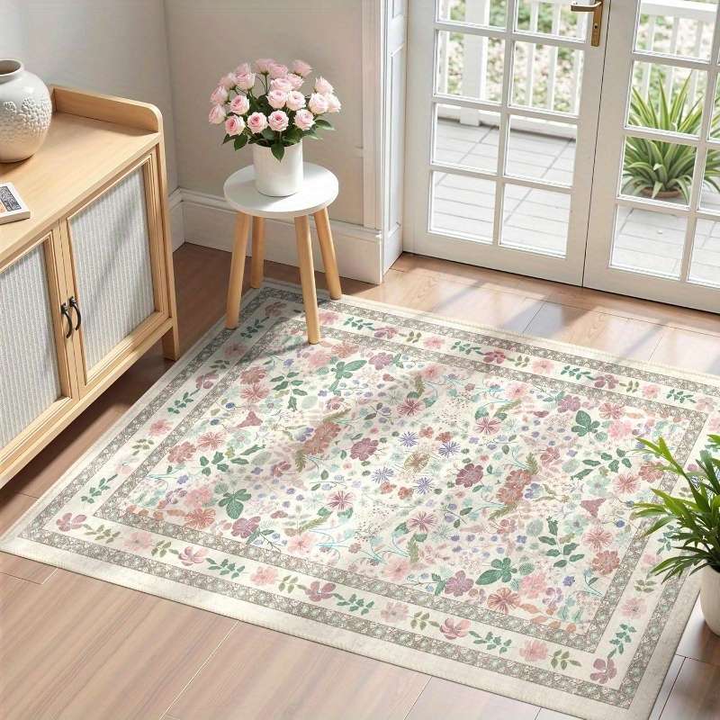 Floor Mats Color Black & Multi Size 40Cmx60Cm