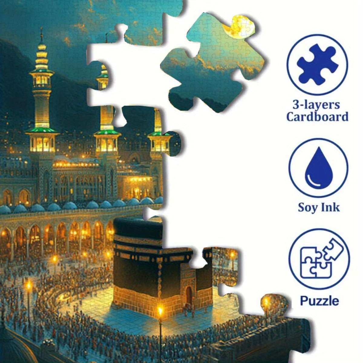 3D Building Model Puzzle Set Size 60Cm X 80Cm