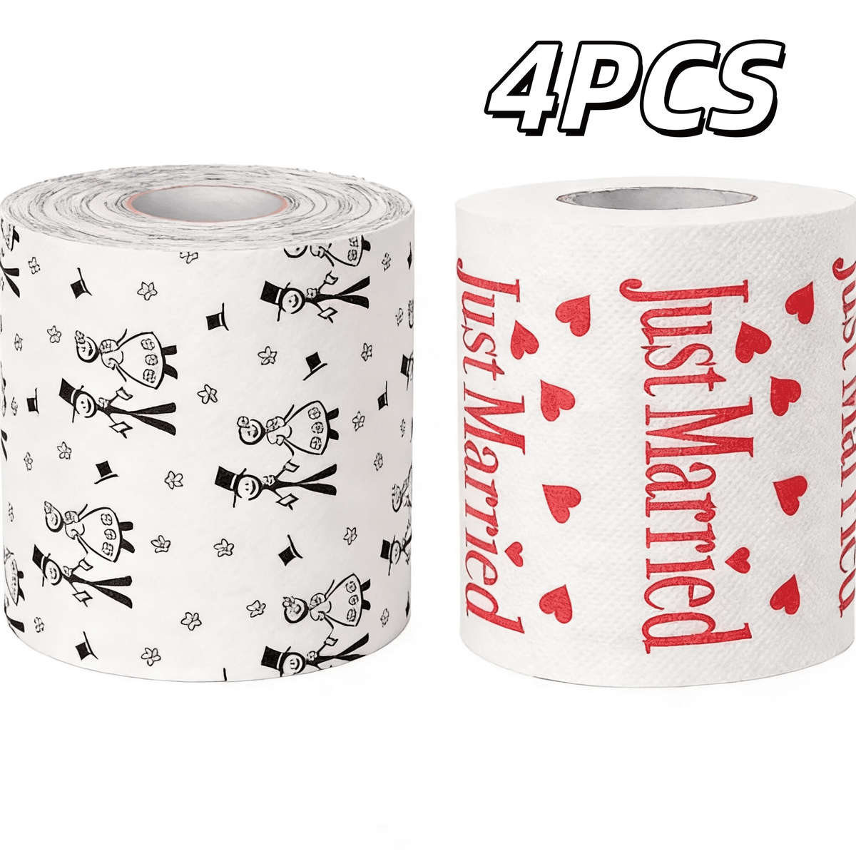 Toilet Paper Items 4Pcs Style 1
