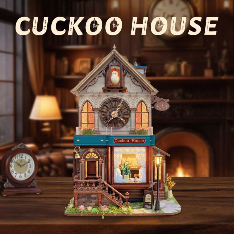 3D Building Model Puzzle Set Color Mixed Color