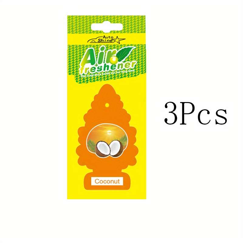 Car Aromatherapy Perfume Color Vanilla 6 Pcs