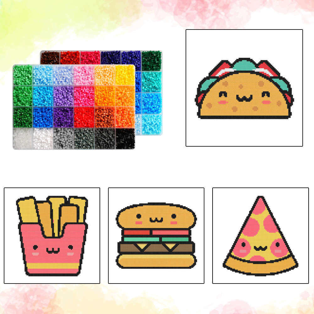 Perler Bead Set 48 Colors Box