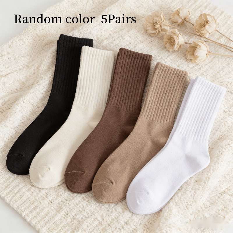Women S Socks Color Randomcolor5Pairs Size Onesize