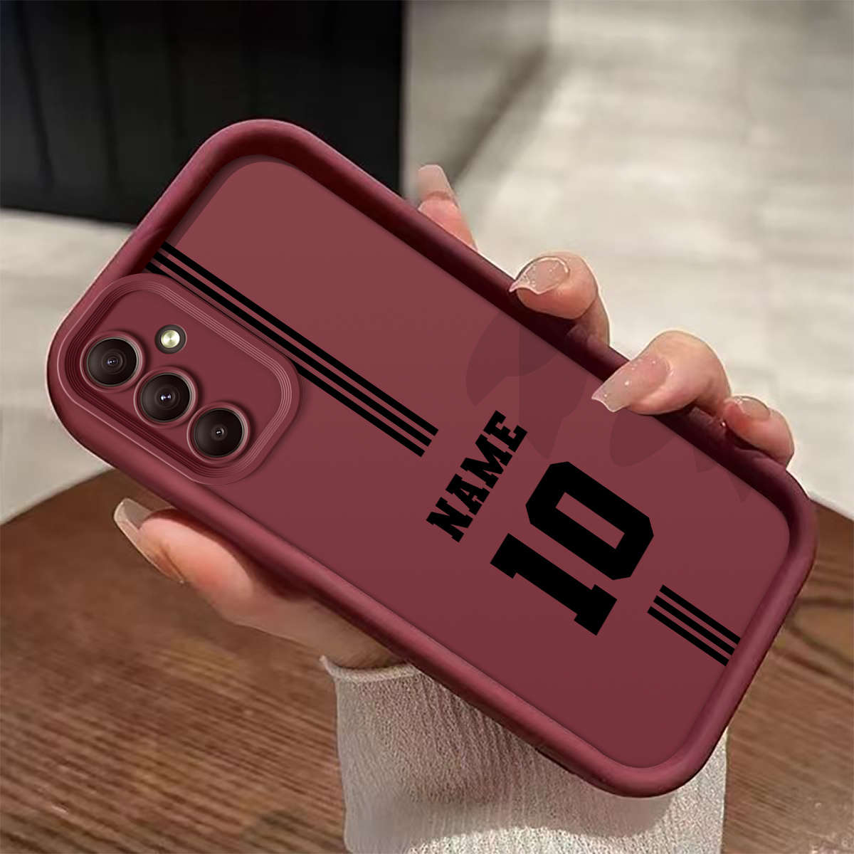 Phone Case Red Compatible Model Galaxy A33 5G
