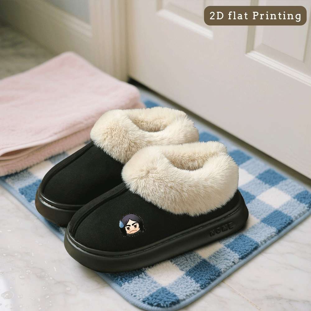 Cotton Slippers Color Brown Sizeuk 7