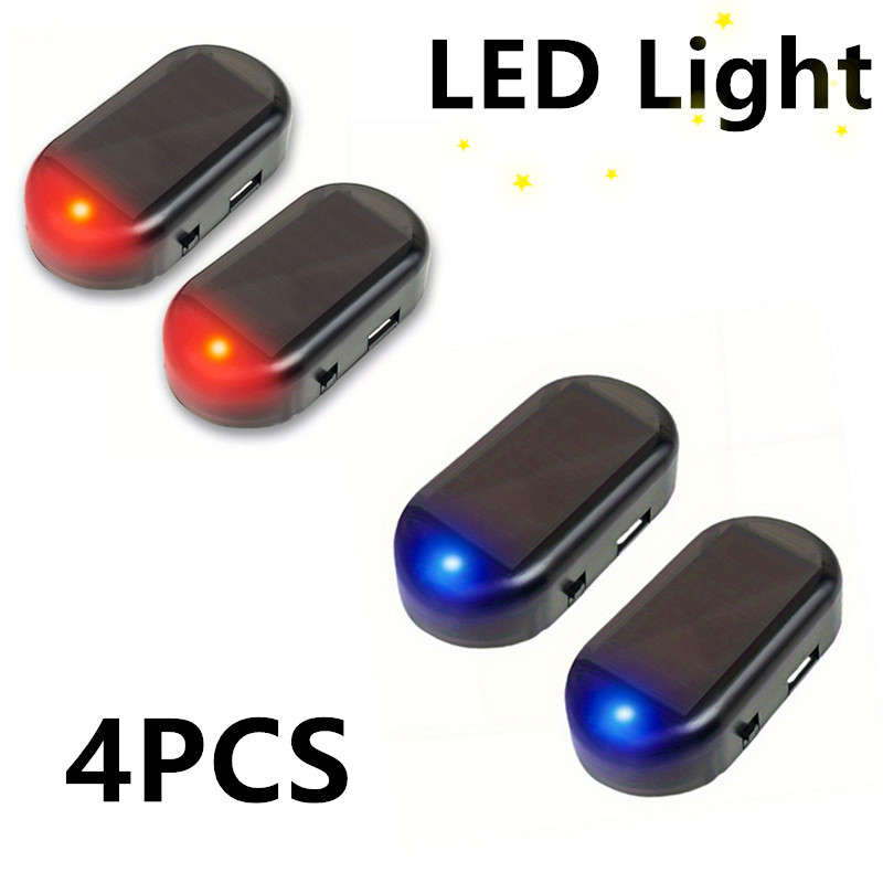Car Lights Items Red Light*2Blue Light*2