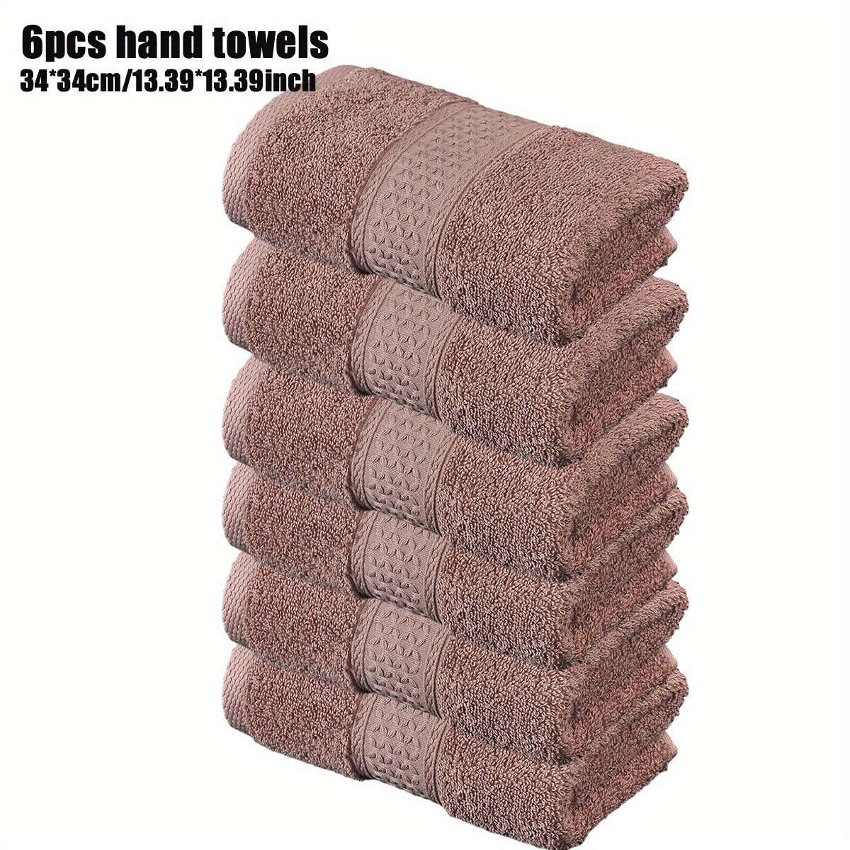 Towel Items 6Piece Sky Blue Square Scarf