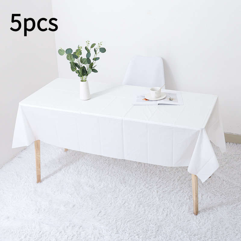 Christmas Tablecloth Color White Quantity 5Pcs