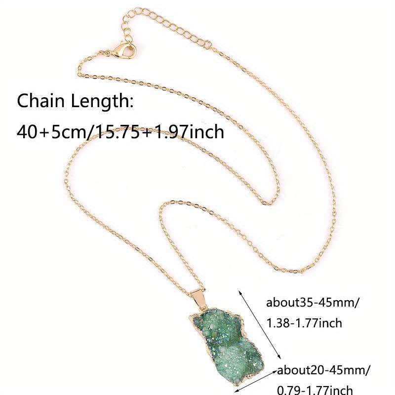 Womens Necklace Color Blue