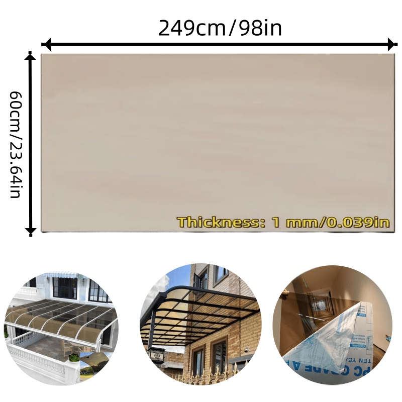 Polycarbonate Sheets Color Transparent Color