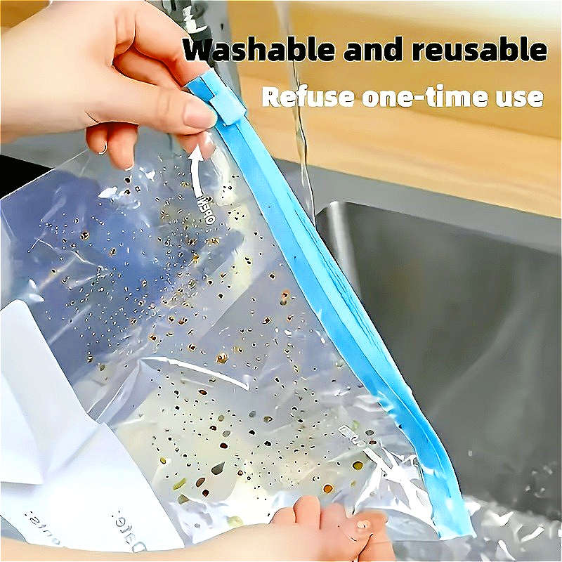 Food Storage Bags Color 4 Large  5 Medium  4 Small  13 Pieces