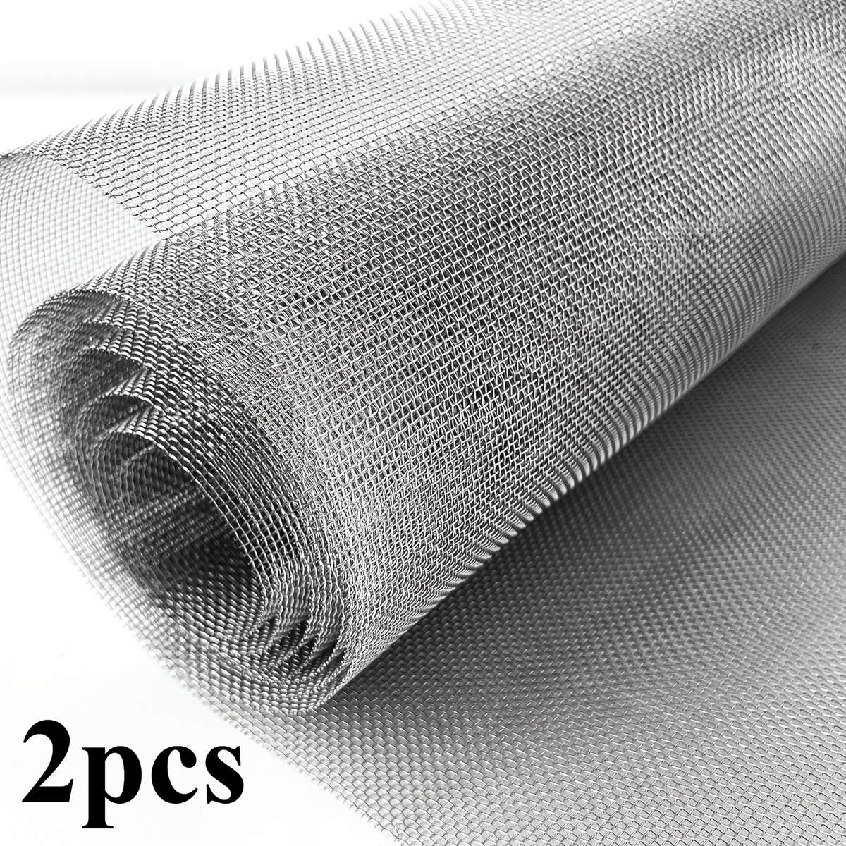 Mosquito Screens For Doors And Windows Grey Size 2Pcs