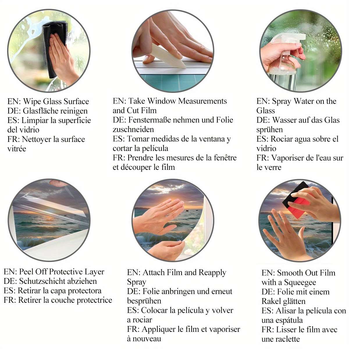 Window Stickers Size 45X100Cm17.7X39.3Inch
